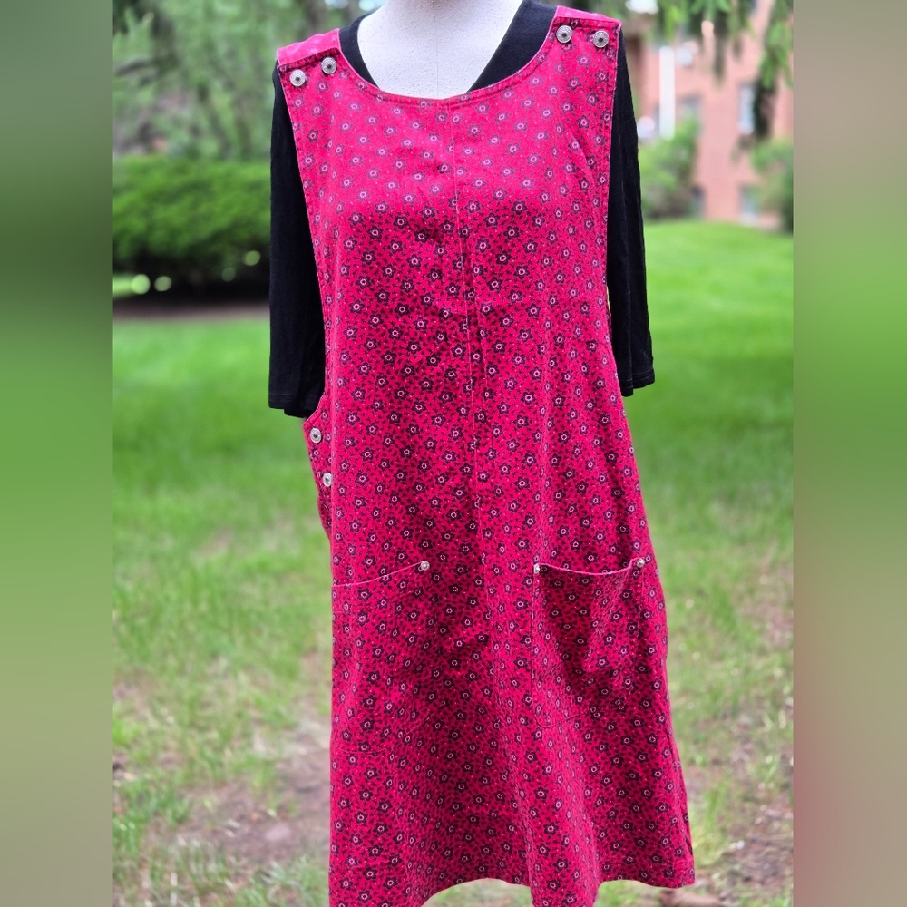 MARSH LANDING Floral Overall Dress